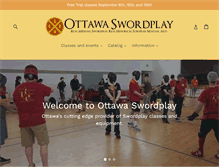 Tablet Screenshot of ottawaswordplay.com